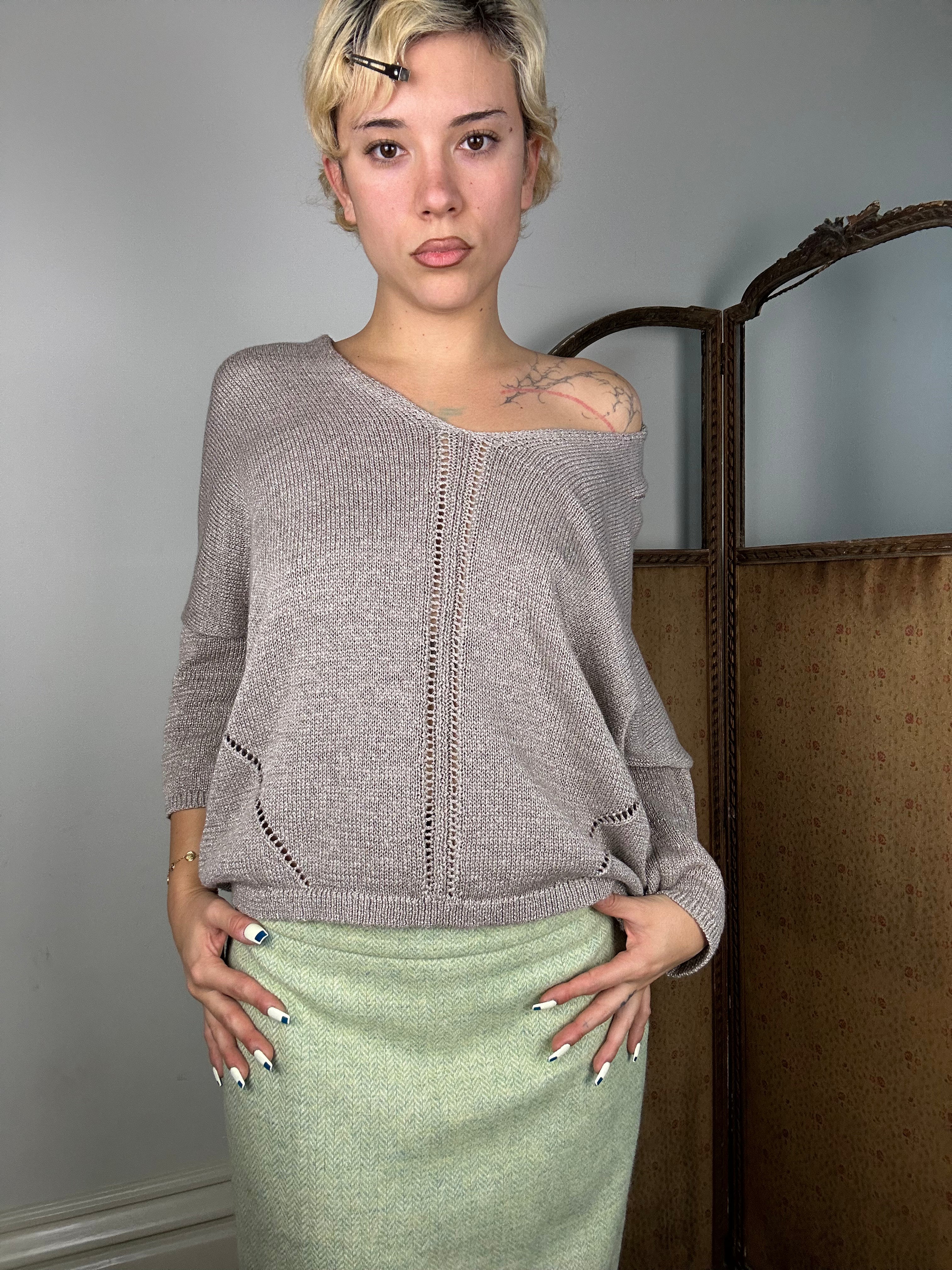 Light Brown Knit Jumper