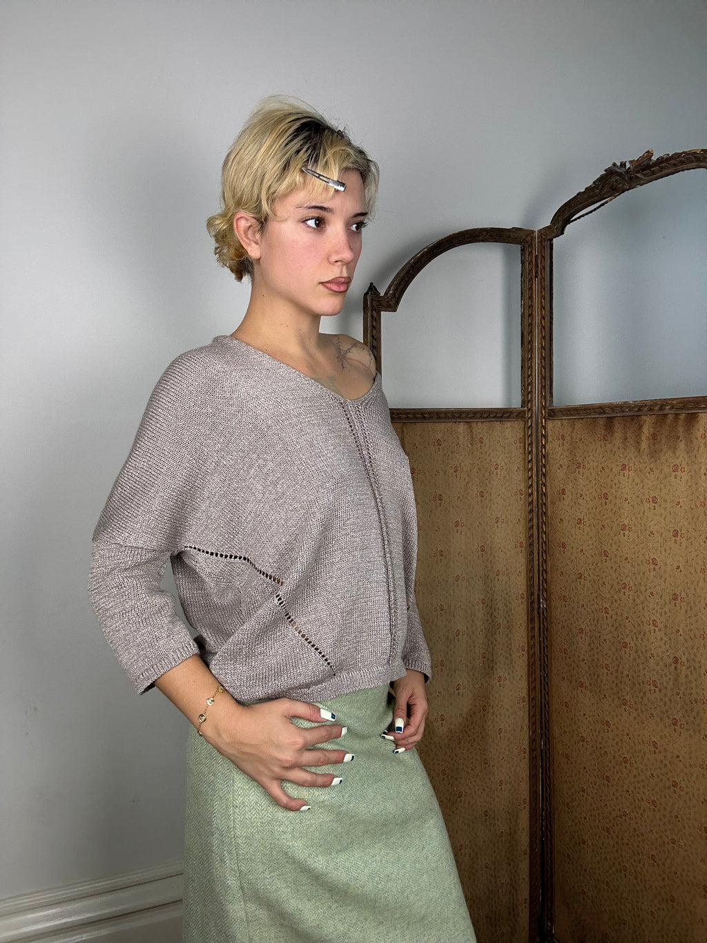 Light Brown Knit Jumper