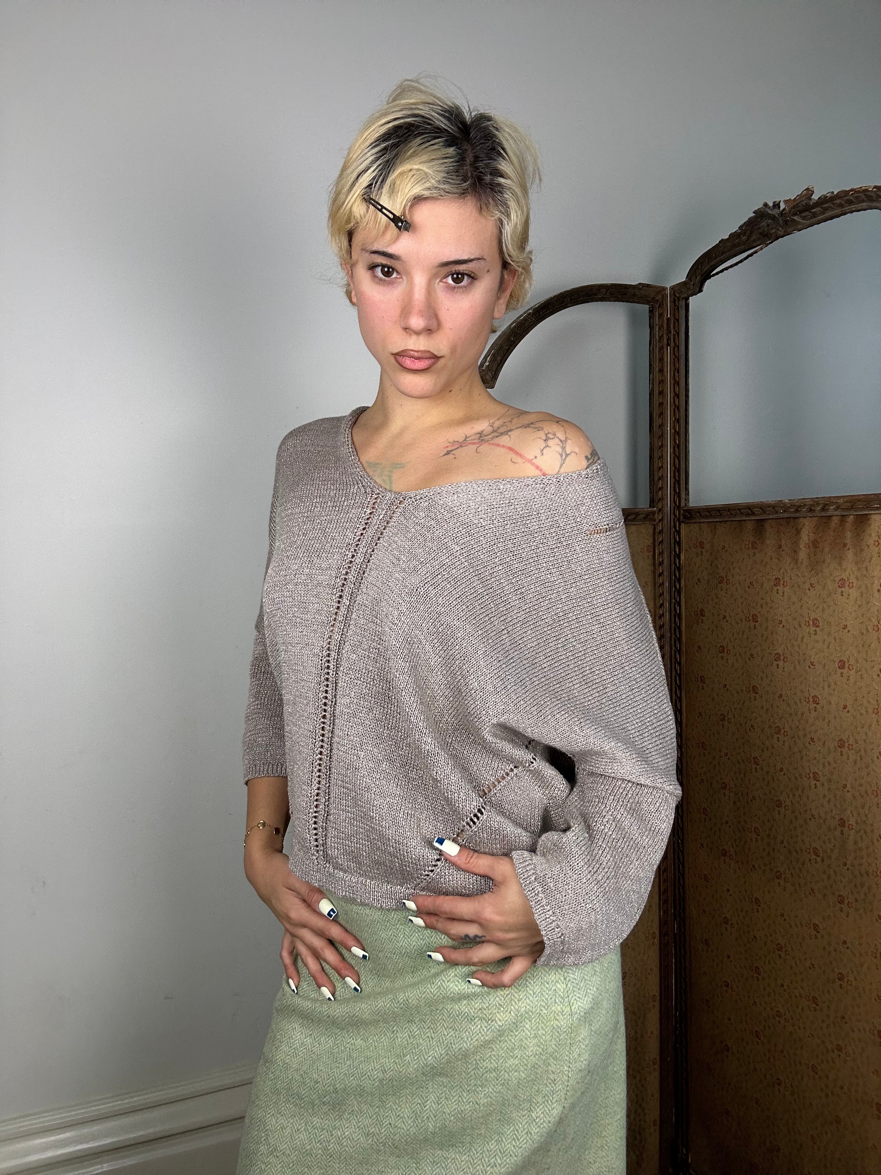 Light Brown Knit Jumper