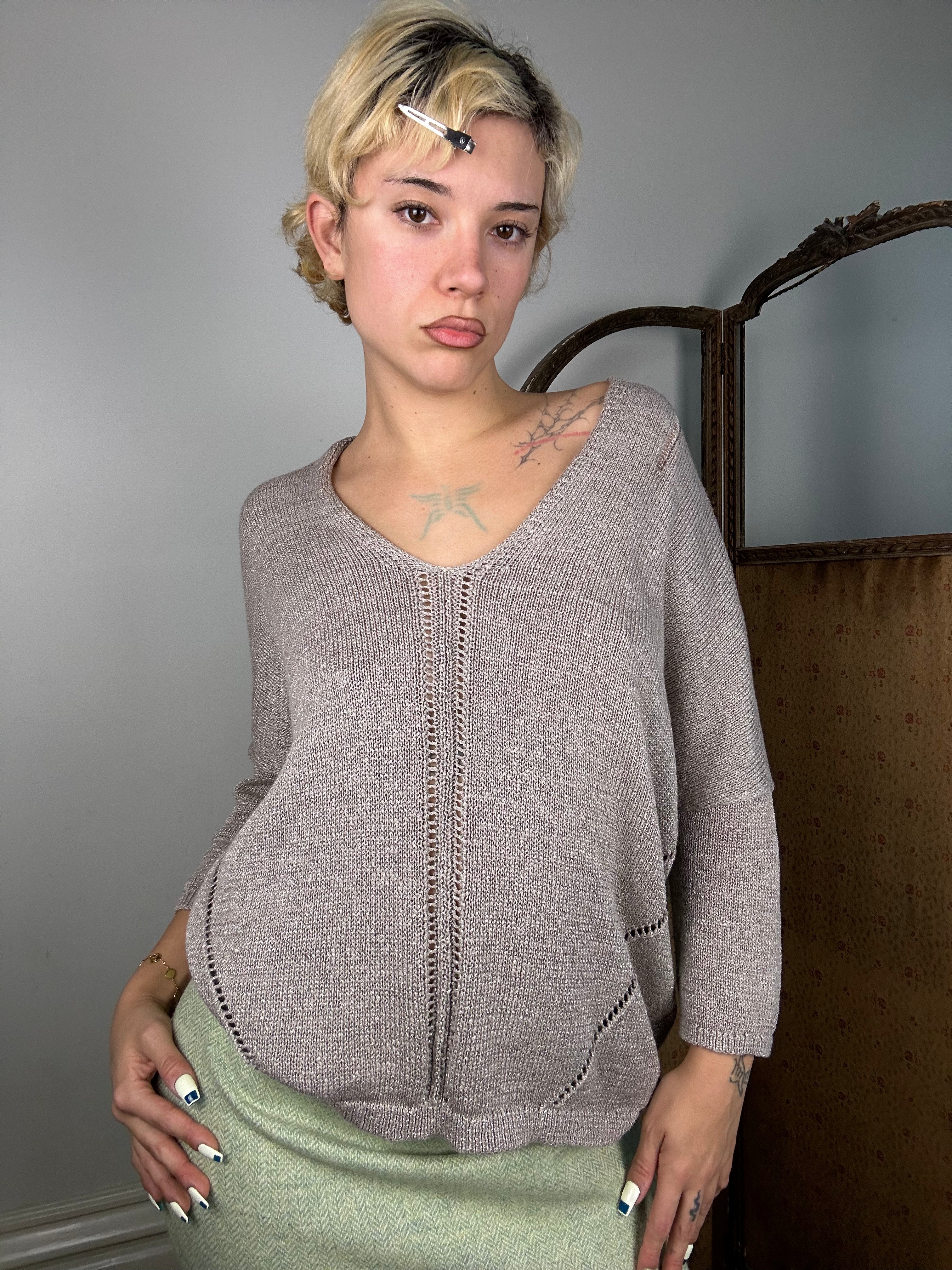 Light Brown Knit Jumper