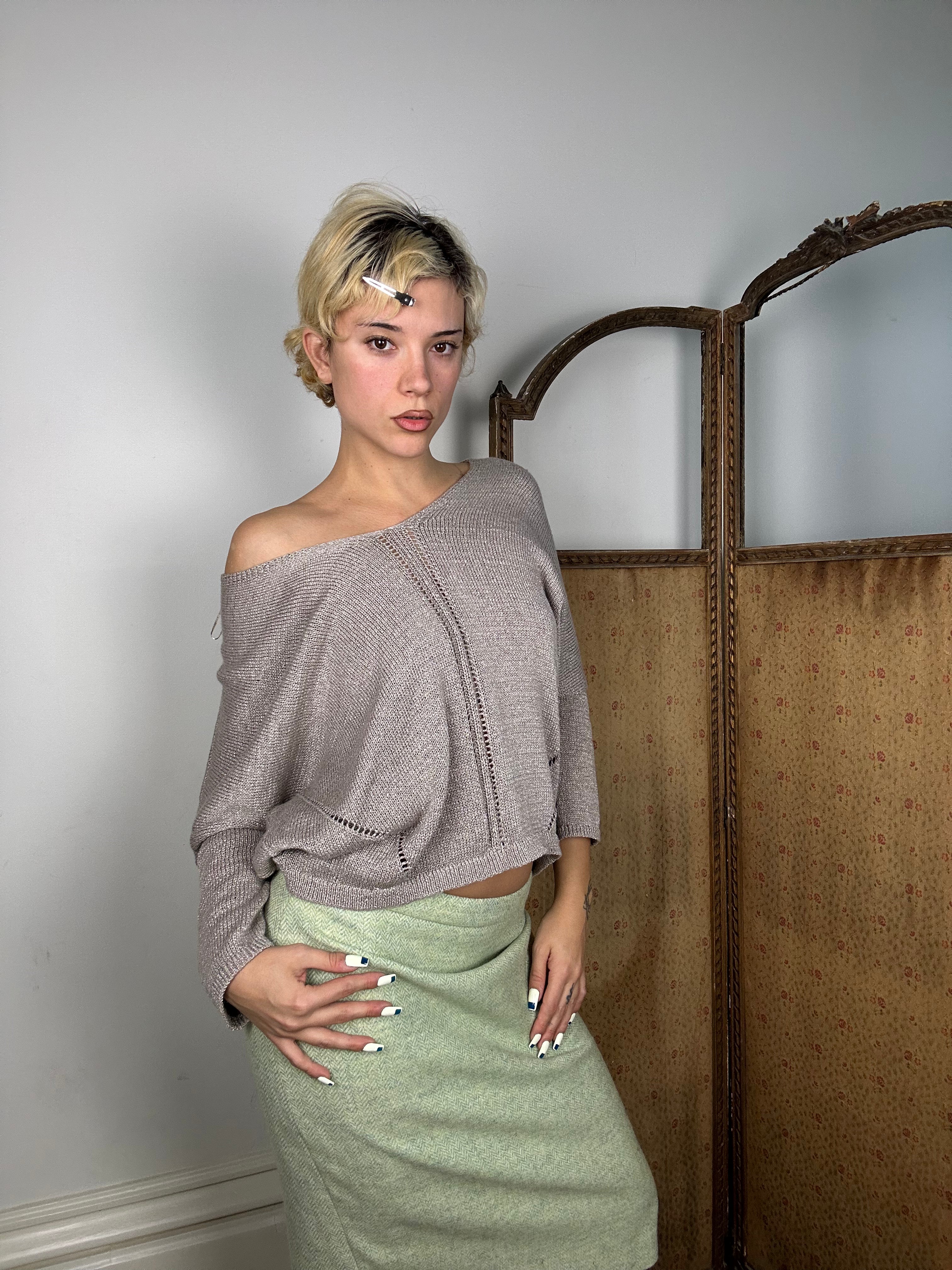 Light Brown Knit Jumper