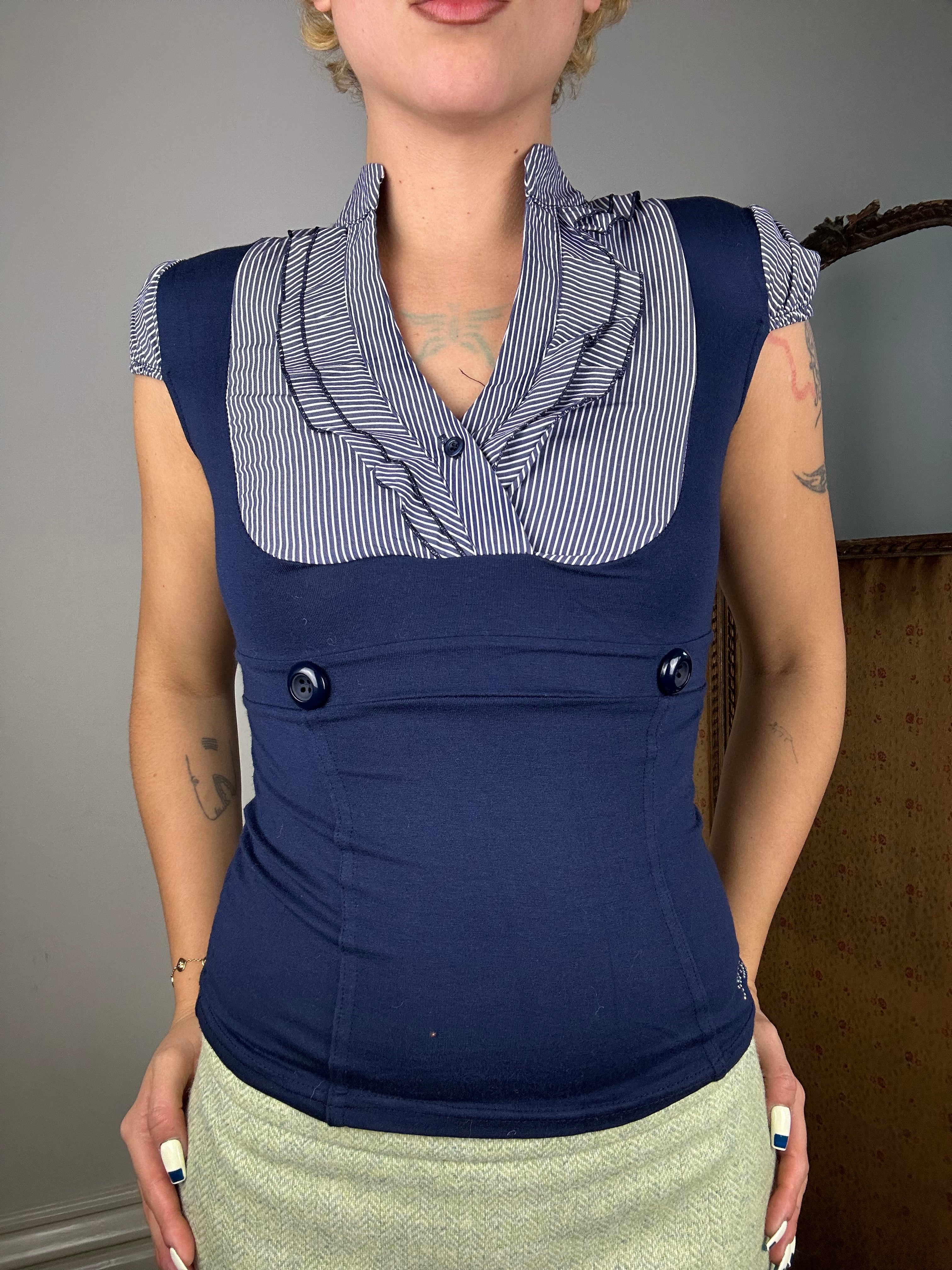 Vintage Sailor Style Shirt