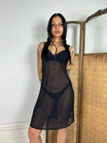 Sheer Polka Dot Lingerie Dress
