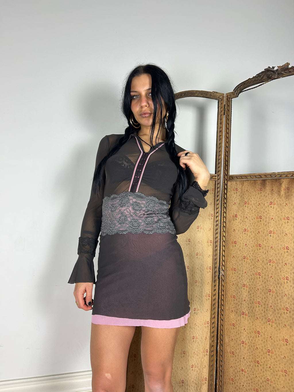 Vintage Mesh Dress