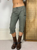 Khaki Vintage Capris