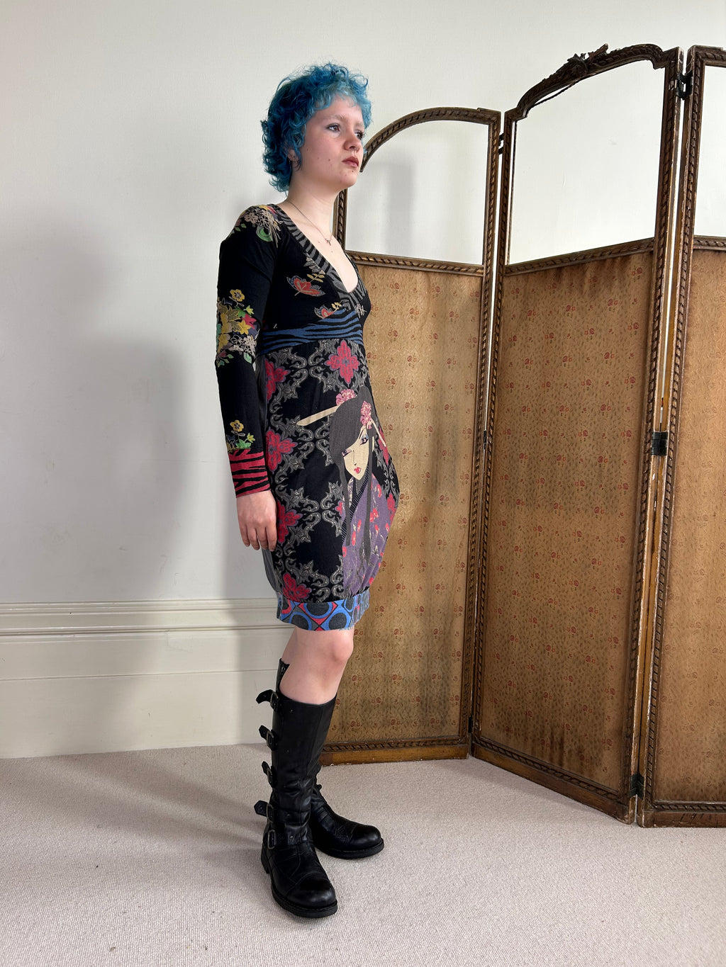 Desigual Graphic Print Dress