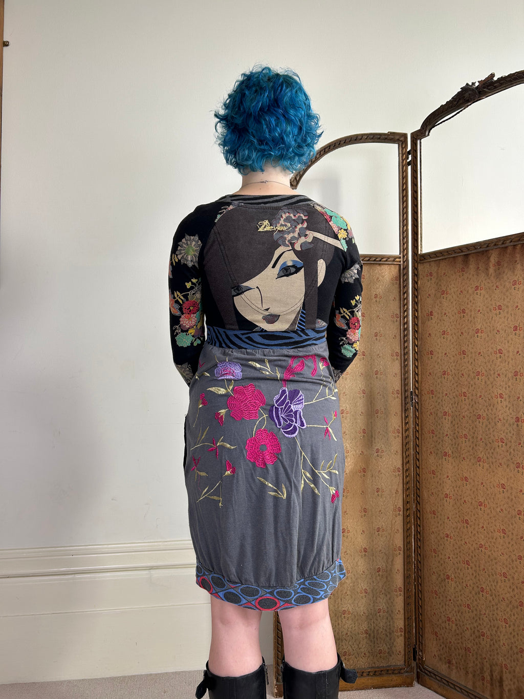 Desigual Graphic Print Dress