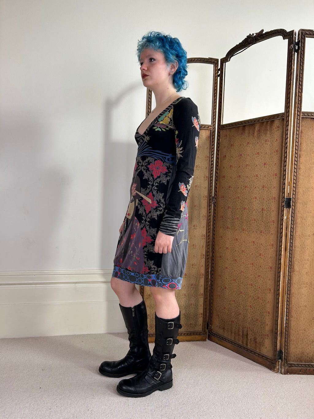 Desigual Graphic Print Dress