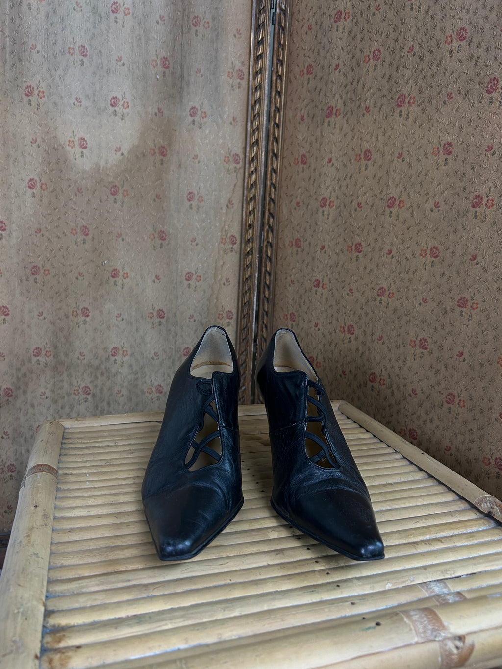 Black Gothic Point Toe Heels